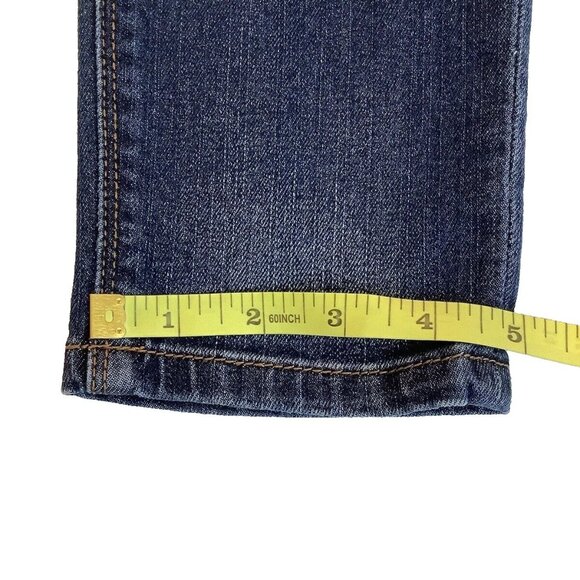 Refuge Distressed Jeans Womens Size 4 Reg Blue Denim Skinny Mid-Rise - Picture 5 of 10